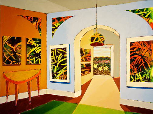 Minas Konsolas painting: Dream City Interior (Variation 3)