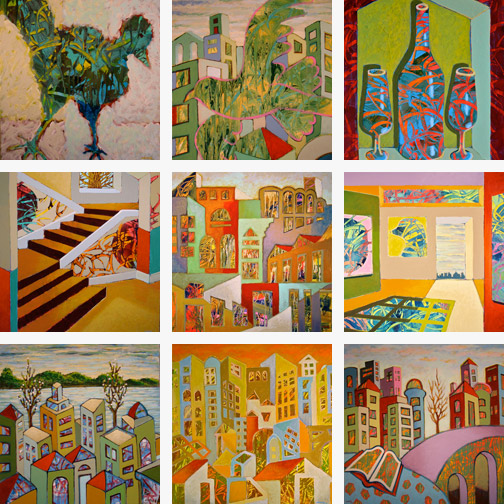 Minas Konsolas Dream City painting gallery