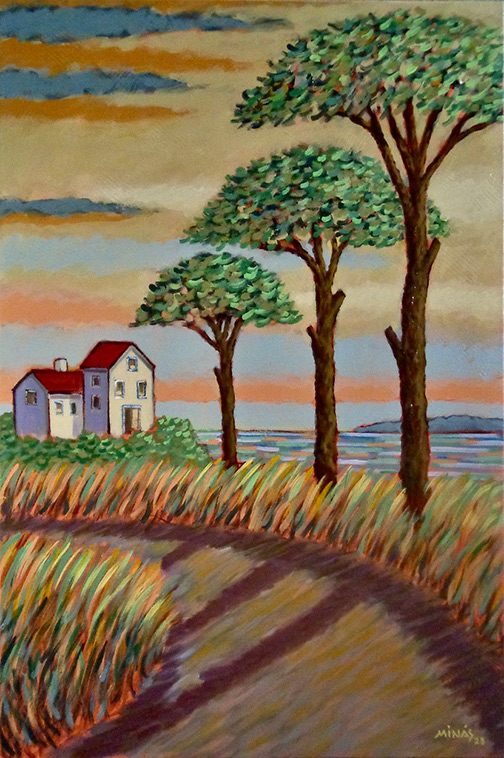 Minas Konsolas painting: Parasol Way