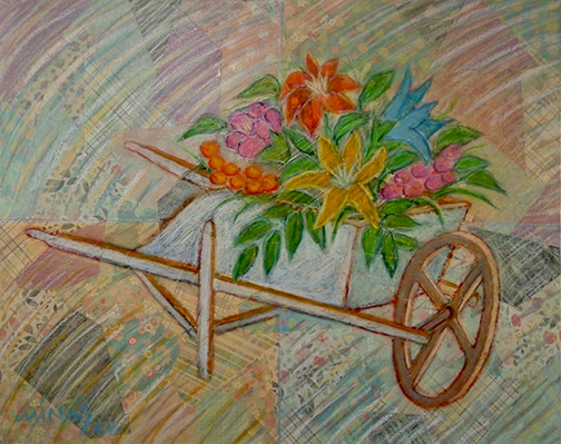 Minas Konsolas collage: Wheelbarrow