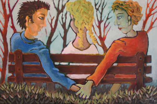 Minas Konsolas painting: Parks & People