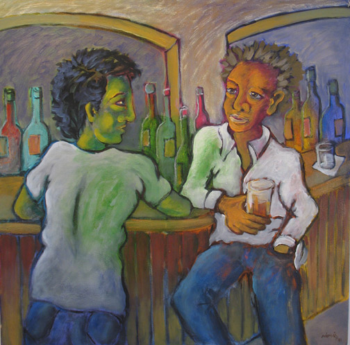 Minas Konsolas painting: What Ever Happened to Joe