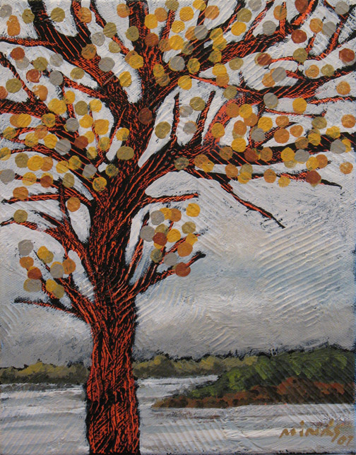 Minas Konsolas painting: A Tree is a Tree (Variation 22)