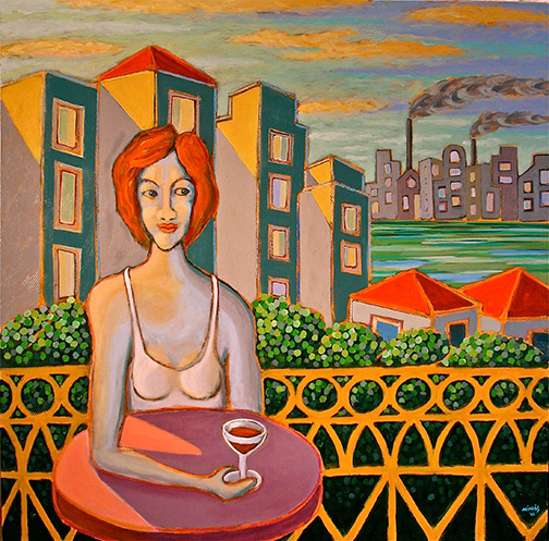 Minas Konsolas painting: Sonnet City 9