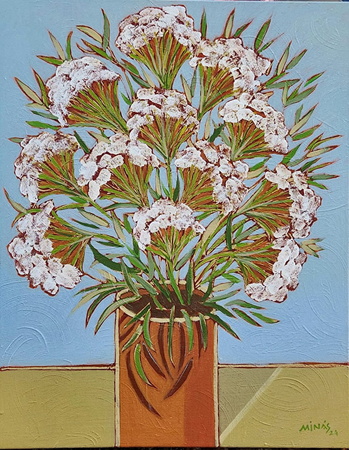 Minas Konsolas painting: Spireas 